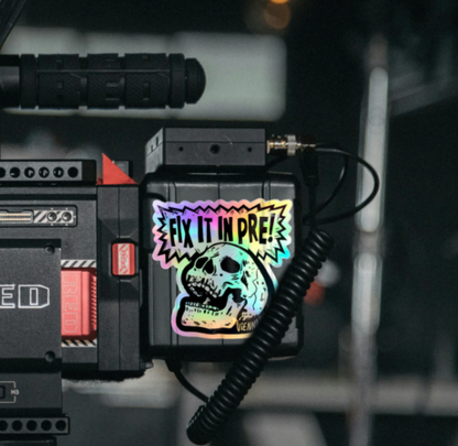Fix It In Pre! Holographic Sticker