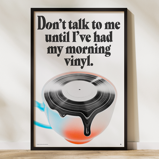 Morning Vinyl - Rolled Poster