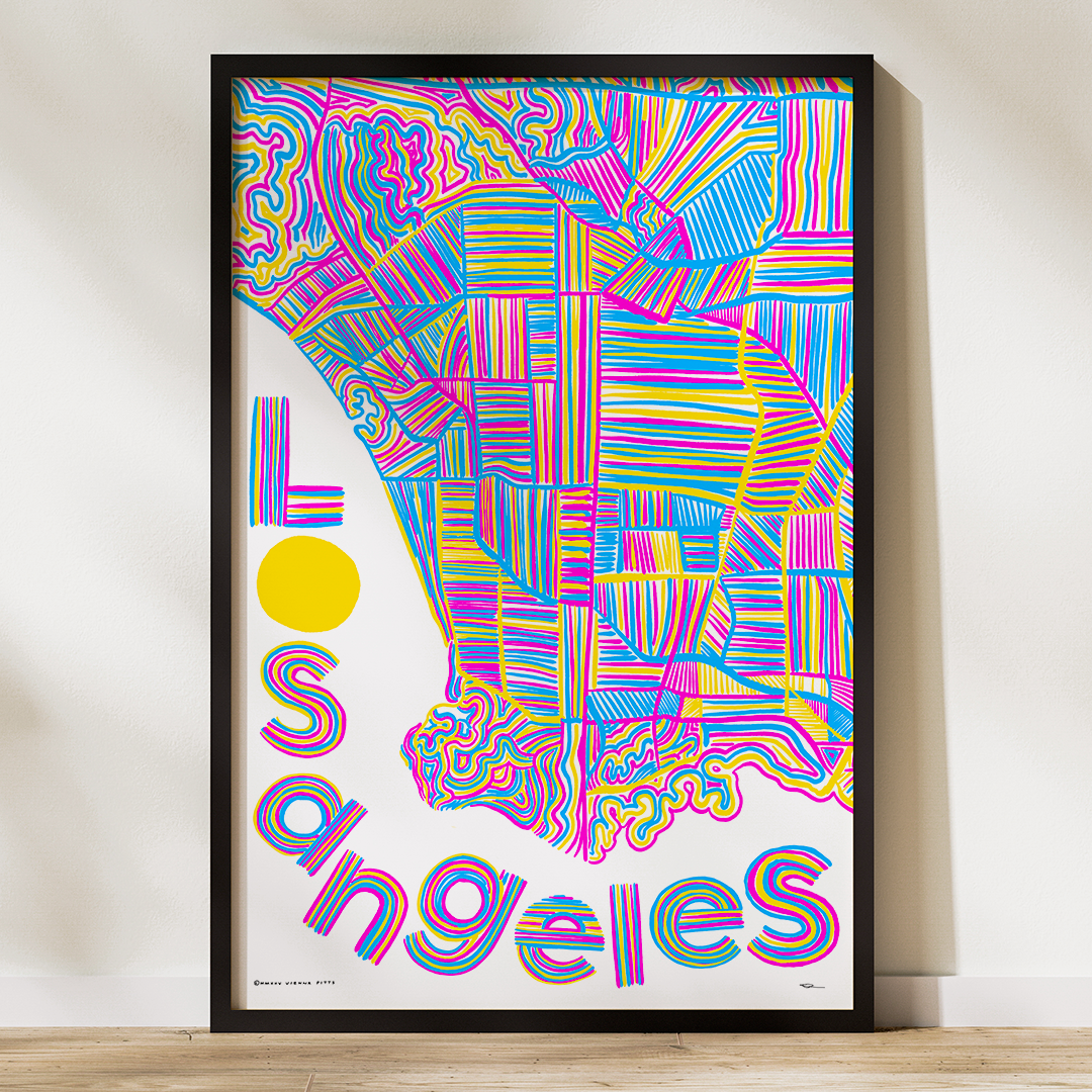 LA Lines - Giclée Print