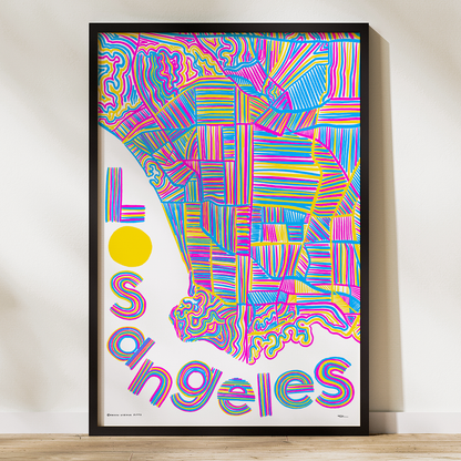 LA Lines - Giclée Print