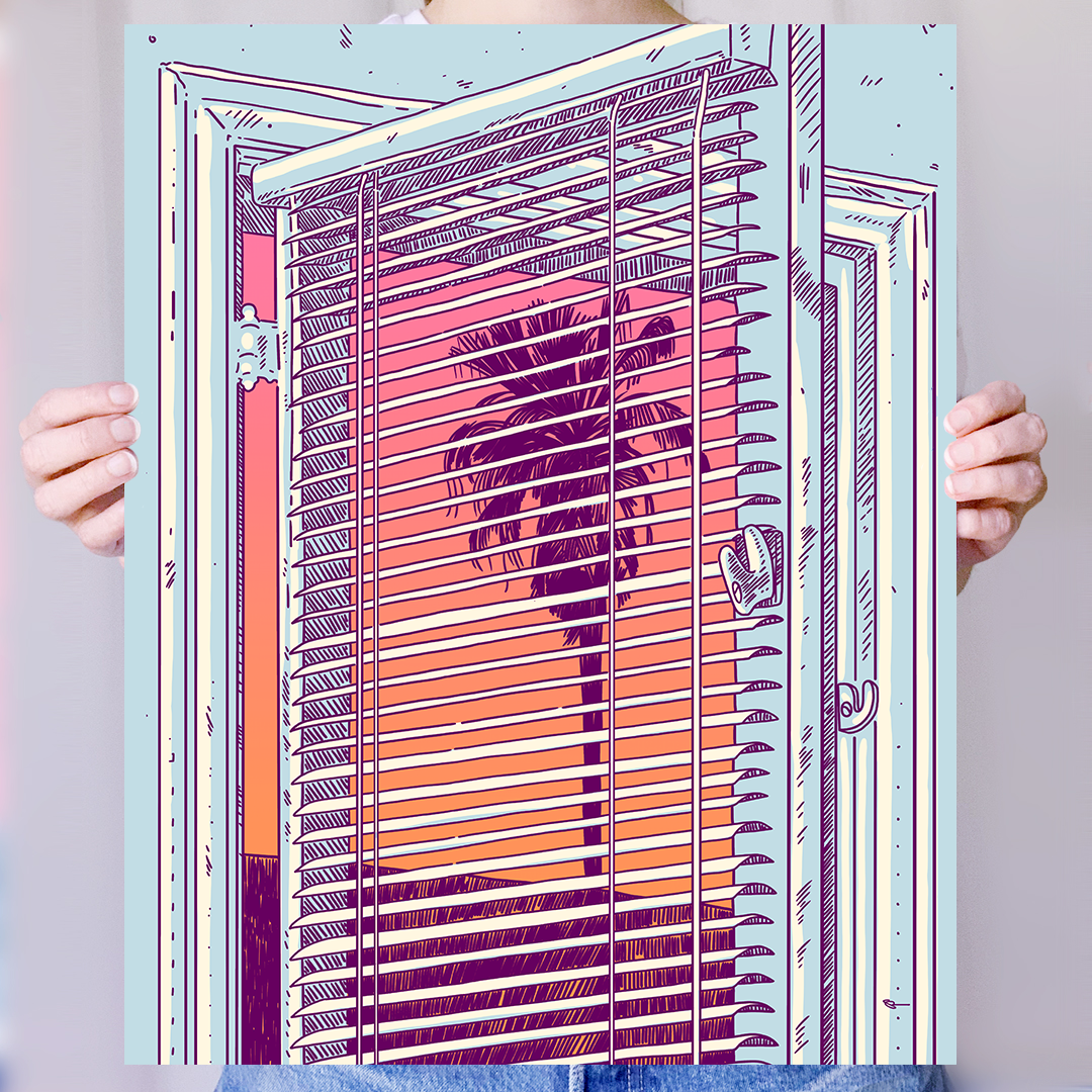 LA Window - Giclée Print