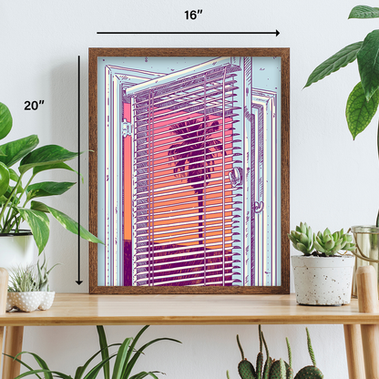 LA Window - Giclée Print