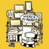 "Where's My Mouse?" T-shirt