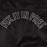 Fix It In Pre! Varsity Bomber Jacket